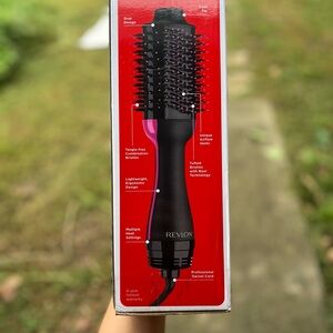 Revlon Black and Pink Hair Dryer Brush